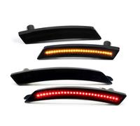 KOEHXJ Wing Mirror Indicator Blinker For Mini For R58 For Coupe 2010 2011 2012 2013 2014 2015 Smoked Lens LED Side Marker Lamp Amber Front Red Rear Fender Lights