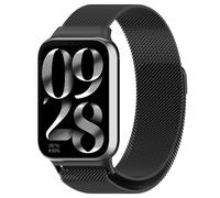 Koelaa Magnetic Milanese Loop Watch Strap for Xiaomi Band 10 Pro/9 Pro/8 Pro, Stainless Steel Replacement Band with Adjustable Magnetic Clasp, Breathable Sport Wristband for Redmi Watch 6/5/4 - Black