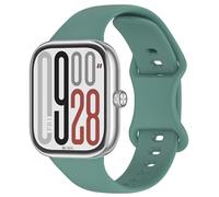 Koelaa Soft Silicone Strap Compatible with Xiaomi Band 10 Pro/9 Pro/8 Pro - Waterproof Breathable Sport Watch Band, Adjustable Replacement Wristband for Men Women for Redmi Watch 6/5/4 - Pine Green