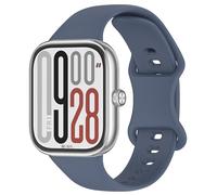 Koelaa Soft Silicone Strap Compatible with Xiaomi Band 10 Pro/9 Pro/8 Pro - Waterproof Breathable Sport Watch Band, Adjustable Replacement Wristband for Men Women for Redmi Watch 6/5/4 - Blue Grey
