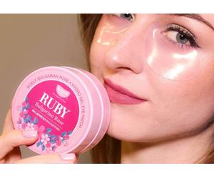 Koelf Ruby Bulgarian Rose Hydro Gel Eye Patch (60pcs/30pairs)Korean Cosmetics