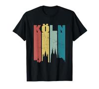 Köln Skyline Vintage Cathedral Retro Germany Cologne T-Shirt