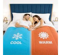 Kömforte Dual Zone Comforter, His and Hers Couples Duvet, Split Comforter