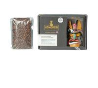 KÖMOREBI FINCA EXCLUSIVA - Special Edition Pack (8oz microlot roasted whole coffee bean + Handmade Boruca Craft Souvenir 12cmx8cm) - from Tarrazu, Costa Rica