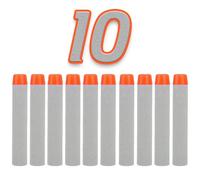 König Design Nerf Arrows - Pack of 10 Nerf Darts Nerf Ammunition Arrows Dart Bullets Refill Darts Foam Arrows for N-Strike Elite Blasters Series Hasbro Fortnite