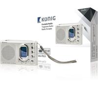 König HAV-PR23 Portable World Radio FM/MW/SW Digital Receiver Travel Clock Alarm