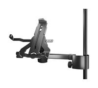 König & Meyer K&M 19743 Tablet PC Holder Biobased Plastic Accessory for Microphone Stands Tilting Suitable for Common Brands