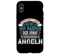 König will Fngeln her Jester - Funny Fishing Saying King Case for iPhone X/XS