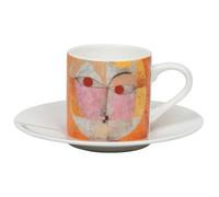Könitz Espresso Cup and Saucer, Paul Klee (Senecio Baldgreis)