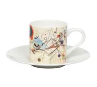 Könitz, Kandinsky Espresso Cup and Saucer (Composition VIII)