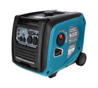 Könner & Söhnen KS 4000iEG S portable LPG/petrol inverter generator 4000W, UK Standard Plug & 230V 2 x 13 Amp Plug Sockets, 2 USB ports, electric start dual fuel generator,silent inverter generator
