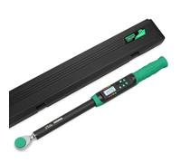 KOEORWS 1/2 Inch Drive Digital Torque Wrench, 7.38-147.5Ft.lb/10-200N.m, Long Electronic Torque Wrench with Preset Value, Buzzer & LED Indicator, 2% Accuracy for Bike, Motorcycles, Car