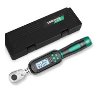 KOEORWS 1/4 Inch Drive Digital TorqueWrench, 1.11-22.13Ft.lb/1.5-30N.m, Small Electronic Torque Wrench with Preset Value, Buzzer & LED Indicator, ±2% Accuracy Torque Wrench for Bike, Bicycle