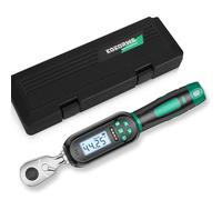 KOEORWS 3/8 Inch Drive Digital TorqueWrench, 2.21-44.25Ft.lb/3-60N.m, Electronic Torque Wrench with Preset Value, Buzzer & LED Indicator, ±2% Accuracy Torque Wrench for Bike, Motorcycles