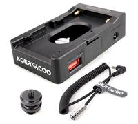 KOERTACOO NP-F Battery Adapter Plate + BMPCC 4K and 6K DC Cable (Normal Version)