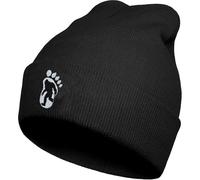 Koesnbre Funny Beanies Hat, Men's and Women's Winter Warm Black Fashion Cool Embroidered Knit Hat, Black Bigfoot, One size