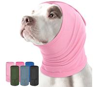 KOESON Dog Calming Hoodie for Large Breeds, Adjustable No Shake Ear Wraps for Dogs, Soft Dog Ear Muffs Noise Protecion, Pet Head, Ear & Neck Covers for Thunder, Firework, Separation Anxiety, Hematoma