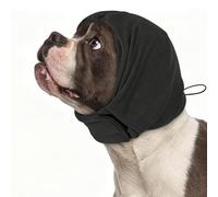 KOESON Dog Calming Hoodie, Soft & Adjustable No Shake Ear Wrap for Dogs Hematoma, Noise Protection Dog Head Muffs, Anxiety Relief Ear Cover for Dogs for Fireworks, Separation, Drying, Thunder