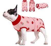 KOESON Recovery Suit for Dogs, Female Male Pet Surgery Onesie Post Spay Neuter, Professional Dog Abdominal Recovery Shirt with Pee Hole, Soft Surgical Bodysuit Anti-Licking