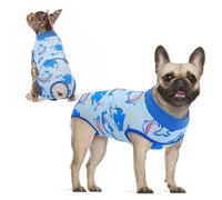 KOESON Recovery Suit for Dogs, Female Male Pet Surgery Onesie Post Spay Neuter, Professional Dog Abdominal Recovery Shirt with Pee Hole, Soft Surgical Bodysuit Anti-Licking