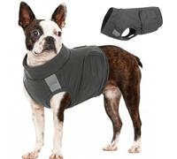 KOESON Reflective Dog Anxiety Vest, Adjustable & Breathable Thunder Jacket for Dogs, Lightweight & Soft Calming Vest for Dogs, Stress Relief Dog Compression Shirt for Thunder, Fireworks, Separation