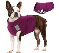 KOESON Reflective Dog Anxiety Vest, Adjustable & Breathable Thunder Jacket for Dogs, Lightweight & Soft Calming Vest for Dogs, Stress Relief Dog Compression Shirt for Thunder, Fireworks, Separation