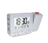 KOESRXNQW Digital Projector Alarm Clock LED Electronic Table Snooze Backlight Temperature Humidity Desk Led With Time Projection Clear Projection(Yellow)