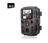 KOESRXNQW Wireless Bluetooth Wifi301 Pro Hunting Camera Wifi Mini301 APP Control Trail 24MP Night Vision Motion Wildlife Trap Photo High Resolution(Add 64GB card)