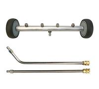 KOET Undercarriage Cleaner, 16inch Car Chassis Washer for Pressure Washer, Dual-purpose Surface Cleaner Under Car Water Broom for Undercarriage Driveways Patios Sidewalks