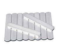 KOET Weighted Vest Steel Plates Adjustable Rustproof Strength Training Weight Long Steel Plate w/Round Head for Loading Leg Guards