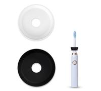 Koettco The Drip Dodger Electric Toothbrush Drip Guard (Pack of 2) - Adjustable Silicone Ring to Keep Charging Base Clean - Fits Oral-B, Sonicare & More - Dishwasher-Safe - Stops Paste & Water Mess