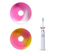 Koettco The Drip Dodger International. No More Mess!!!! Keep Hands and Base of Electric toothbrushes Clean of residues (Paste, Slop, Drips,Spit, Much, Yuck.) (Tie-Dyed (Two differeht Swirls))