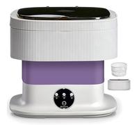 Koeutoze Mini Washing Machine 10L Washer with Spin Basket - Touchscreen One-Button Operation, 3 Wash Modes Compact Travel Washing Machine for Baby Clothes, UnderwearDorm, Camping, RV