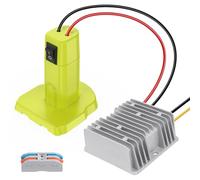 KOEZEOI 18V to 12V Step Down Converter Aadpter for Ryobi 18V Battery Voltage Converter DC Voltage Regulator 15A MAX 180W Automatic Buck Converter Power Wheels Aadpter with Switch for DIY RC Car Toys