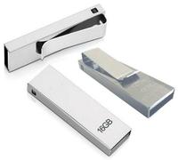 KOF Clip Capless Metal 16GB USB Flash Drive USB Clip On Your Pocket