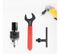 Kofdvdz 5/8-11 Angle grinding machine special conversion chuck, 1.5-13mm diameter metal drill chuck with fixed converter and quick replacement, stable use, can replace electric drill holes