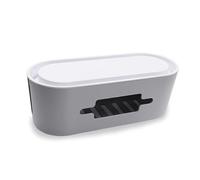 Kofebe Cable Tidy Box, Cable Storage Box, ABS Material for Hiding Messy Cables, Headphone Desktop Cable Organizer Box, TVs Computer Desk Home Office Organizer