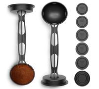 Koffee Zen Coffee Tamper Set 5 Sizes | Universal Coffee Press Tool - Espresso Tamper 49mm - 58mm | Coffee Measuring Spoon (15ml and 30ml) and Coffee Tamper 51mm Compatible with Delonghi, Breville