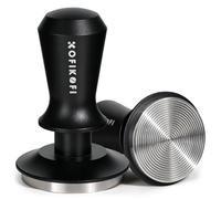 KOFIKOFI 51 mm Coffee Tamper, 2 Spring Loaded, 30 lbs with Auto Leveling | Anodized Aluminum Handle & Stainless Steel Ripple Base, Barista Tamper Tool for 51mm DeLonghi Espresso Machines Portafilters