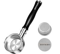 KOFIKOFI Bottomless Portafilter 58mm with Puck Screen and Stainless Steel Filter Basket, Espresso Naked Portafilter 2 Ears Compatible with E61, Flair 58, ECM, Rocket, Sanremo, Synesso, Slayer, VBM