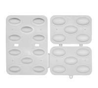 Kofte Meatball Maker Press Mold 5 In 1 Set, 3 Steps Easily To Make Pro Kubba Rollers 3inch X 2inch With Hook Holes
