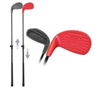 KOFULL Golf Bucket Clubs with Extendable Shaft 2 Packs- Backyard Outdoor Golf Club with Oversize Club Head for Golf Game with Buckets - Length Adjustable for Family - Right-Handed Training 21"-36"