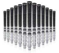 KOFULL golf grips golf club grips golf grip tape standard midsize golf club grips Pack of 13 (gray-Standard)