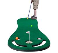 Kofull Golf Mat Golf Practice Mat Putting Mat Green for Children Indoor or Outdoor Practice