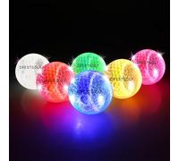 KOFULL Led Golf Balls Distance Golf Balls Practice Golf Balls For Night Training Golf Practice Flesh Bright Balls Mixed Color Pack of 6 pcs
