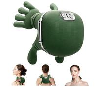 KOFXVADY Shoulder Hand Neck Massager Fingers with Heat Simulated Human Hand Design Masajeador De Espalda Y Cuello for Pain Relief Deep Tissue and Back Pain Relief-Green