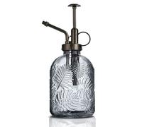 KoGiio Glass Plant Mister 360ML, Vintage Spray Bottle with Top Pump, Fine Mist Garden Flower Sprayer Small Decorative Spritzer Watering Can for Indoor Outdoor Succulent House Plant