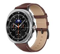 KoGiio Strap Compatible with Samsung Galaxy Watch 8 Classic 46mm /Galaxy Watch 8 40mm 44mm 2025, PU Leather Adjustable Watch Band, Soft Replacement Bracelet Strap