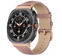 KoGiio Strap Compatible with Samsung Galaxy watch ultra 47mm 2025 2024 / Samsung Galaxy Watch Ultra 2, PU Leather Adjustable Watch Band, Soft Replacement Bracelet Strap Pink