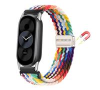 KoGiio Strap compatible with Xiaomi Smart Band 10/9 / 8 /Xiaomi Mi Band 10/9 / 8, Magnetic Adjustable Watch Band, Soft Nylon Braided Replacement Bracelet Strap Rainbow colors